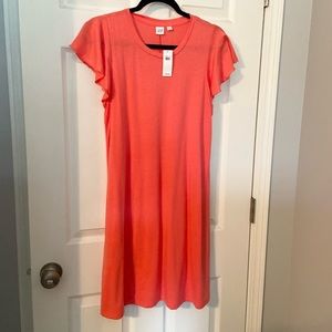 Gap Coral T-shirt Dress